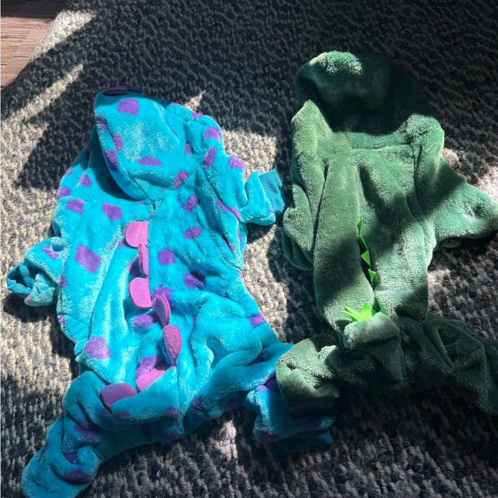 Colorful Dinosaur Onesies for Pets